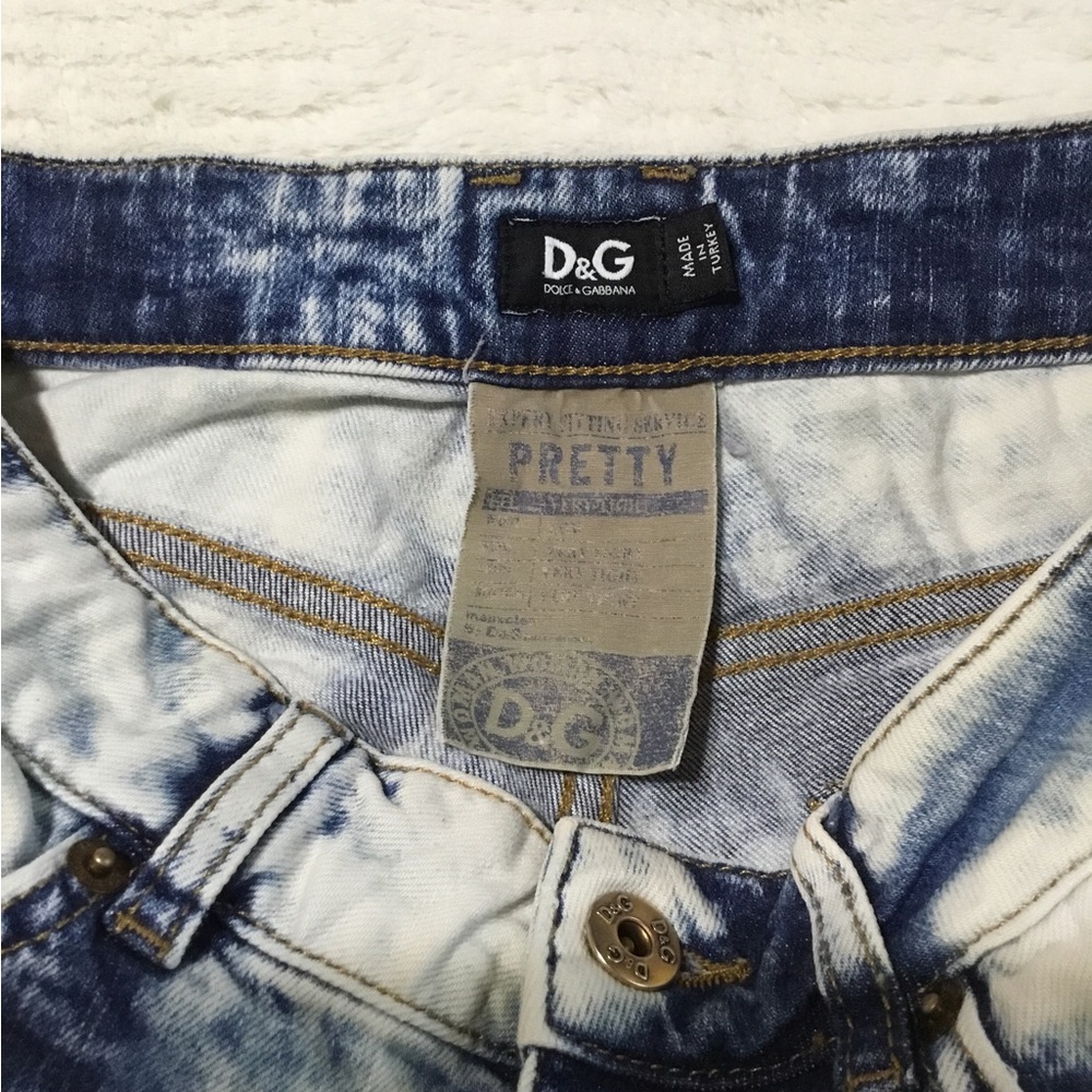 Dolce and Gabbana acid wash distress jeans size 25 - Picture 14 of 14